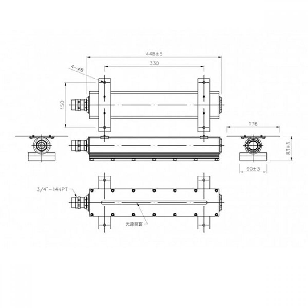 Đèn chiếu sáng khẩn cấp chống cháy nổ SDLE (3W16W)