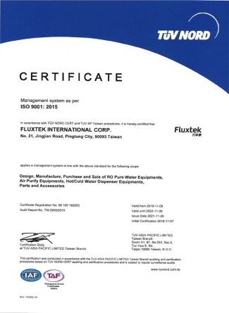 Chứng nhận sản phẩm fulxtek