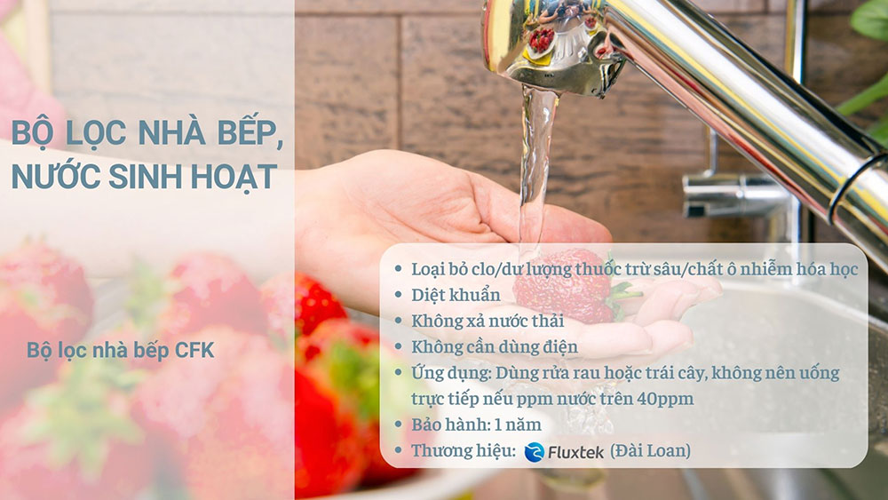 bộ lọc nhà bếp cfk-3f